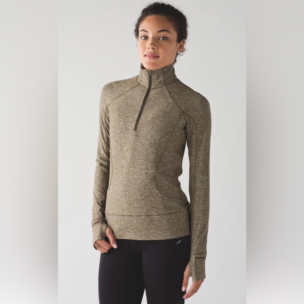 039 Lululemon Rush Hour 1/2 Zip Running Jacket
